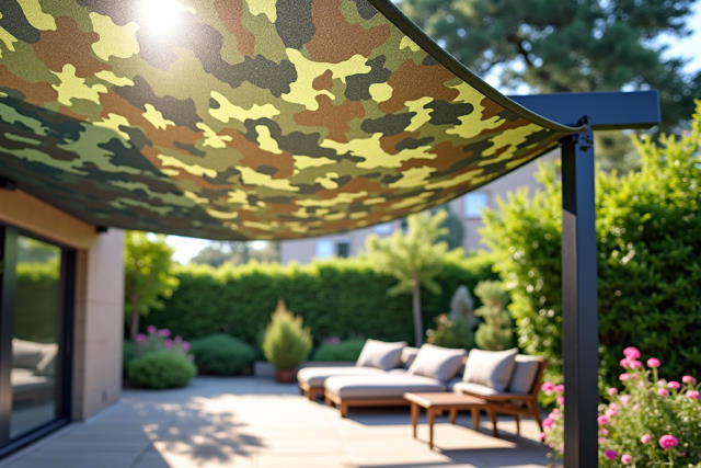 filet de camouflage pour pergola