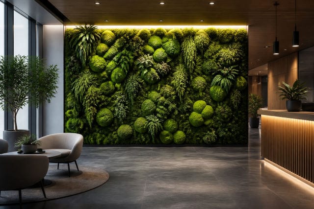 exemple de mur végétal